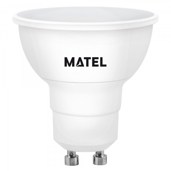 Bomb.led dicroica 120º regul.gu10 5w.cal (caja de 6 unidades)