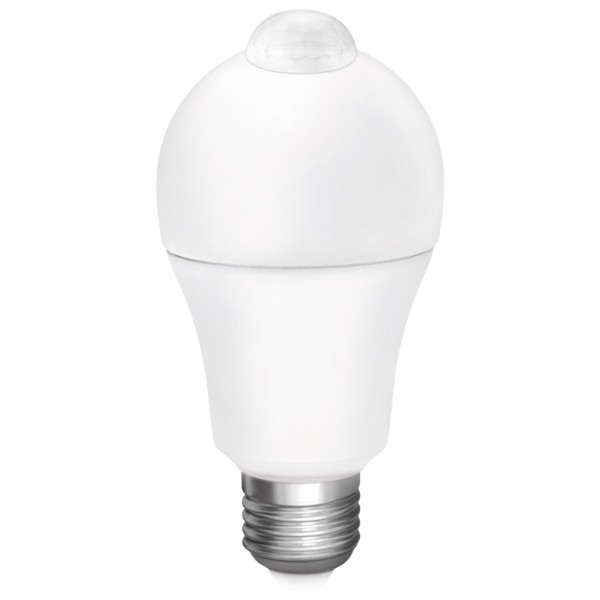 Bomb.led estandar sens.pir+cre.e27 10w.n (caja de 6 unidades)
