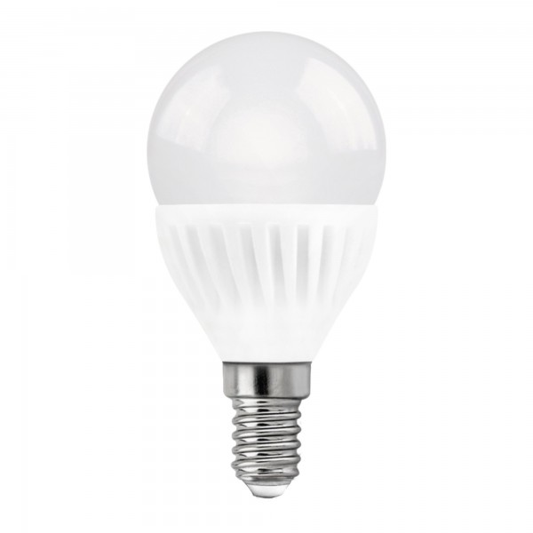 Bomb.led esferica ceramica  e14 10w.neu. (caja de 10 unidades)