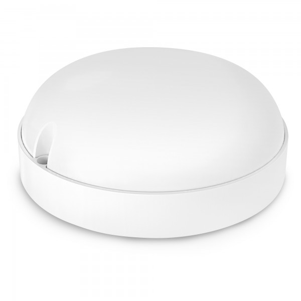 Aplique led redond.blanco sen.ip65 12w.f