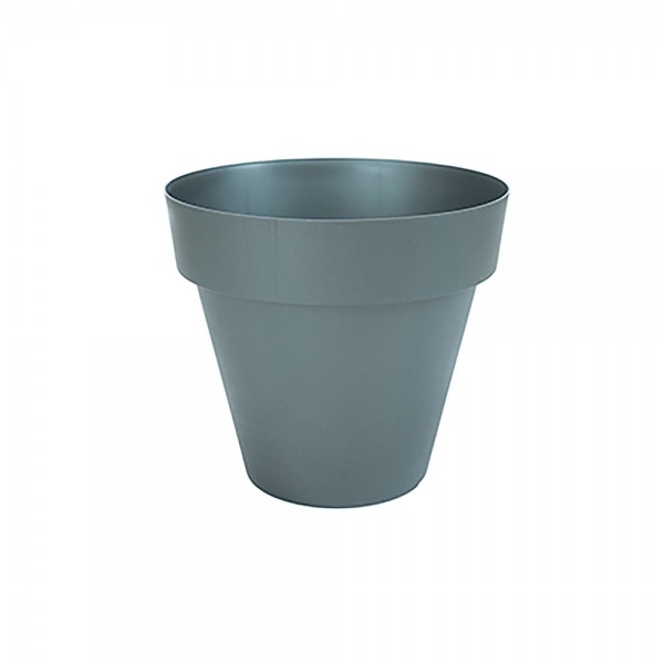 Maceta de inyección color antracita ø14 cm (pack 2 unidades)